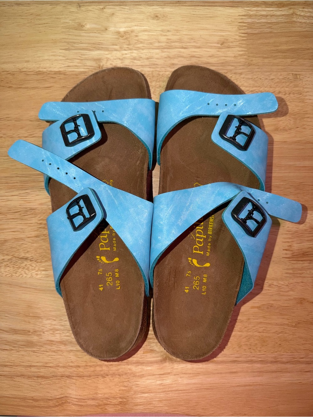 New Papillio by Birkenstock Blue Adjustable Strap Sandal Women’s Size 10